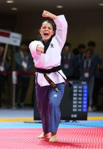 Adalis MUNOZ (USA) earned gold on Freestyle Individual Female Over 17 at Day 1