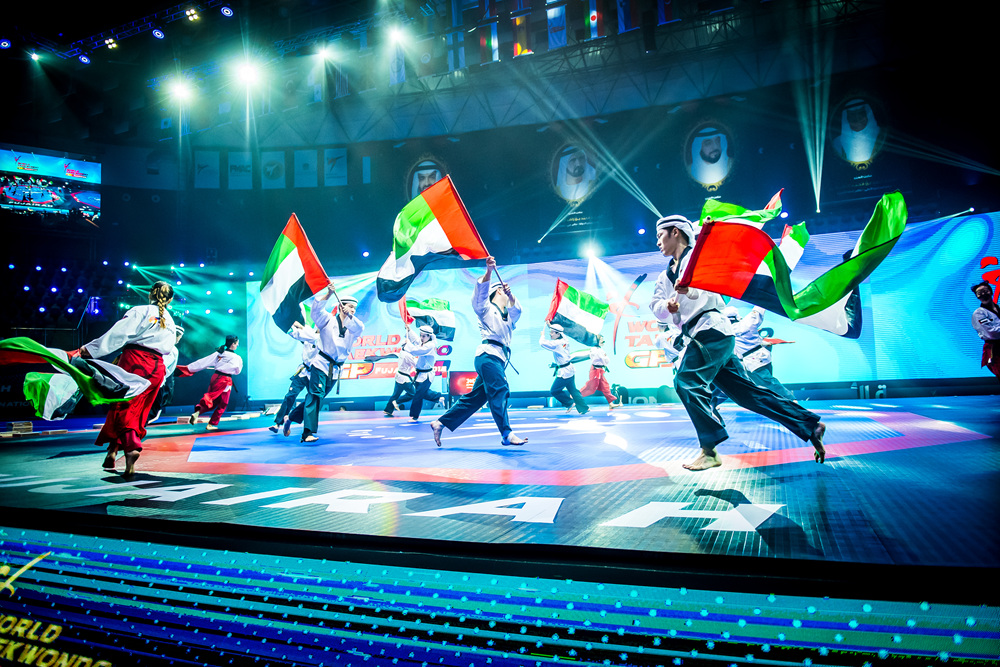 WT demonstration team's performance at the opening ceremony